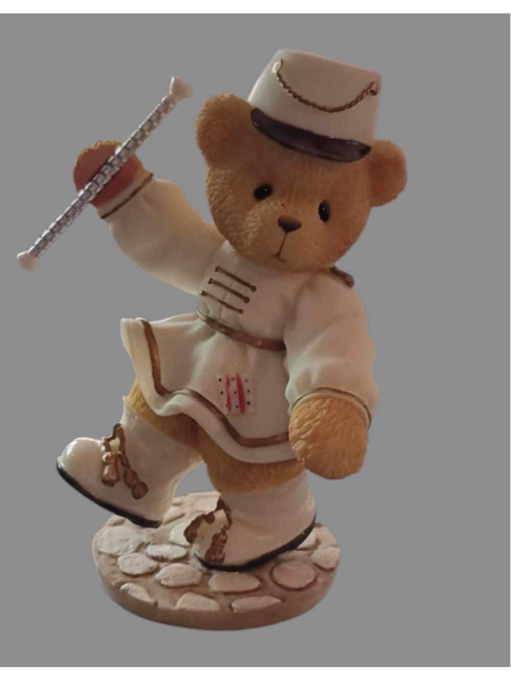 NIB Cherished Teddies Vivienne 1999 Members Only Figurine Bear White Brown CT992